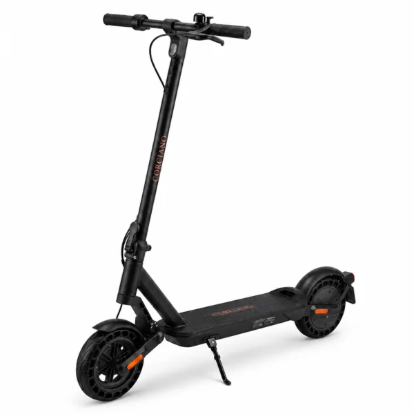 Hulajnoga elektryczna CORCIANO F13 500 W 48 V 10,4 Ah 10″ składana, czarna